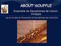 About souffle - Ensemble de saxophones de Voiron