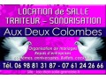 Détails : AUX DEUX COLOMBES TRAITEUR LOCATION DE SALLE FESTIVE