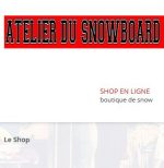 Atelier du snowboard